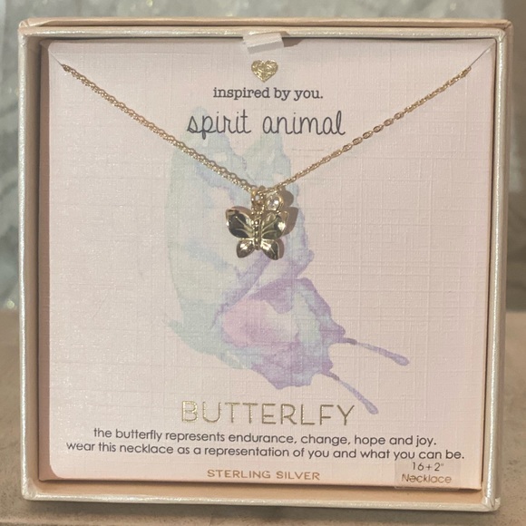 Inspired By You Jewelry Inspired By You Butterfly Necklace Poshmark
